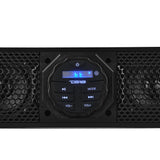 37' Marine Sound Bar Speaker System, 10 Speakers 1200 Watts, Bluetooth v5.0, Rotating Control Panel - detail view | Silarius