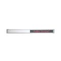 Locknetics 672-36-628-RD-RHR Series Request to Exit TouchBar, 36", Black Pushpad with Red Letters, Satin Aluminium