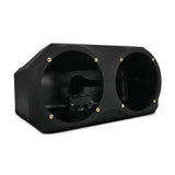 Polaris Slingshot Under Dash Empty Enclosure fits 2 x 6.5' Subwoofers | 2020 - Current - front view | Silarius