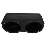 Polaris Slingshot Under Dash Empty Enclosure fits 2 x 6.5' Subwoofers | 2020 - Current - detail view | Silarius
