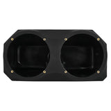 Polaris Slingshot Under Dash Empty Enclosure fits 2 x 6.5' Subwoofers | 2020 - Current - detail view | Silarius