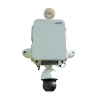Speco Technologies DD4B2TMZ Digital Deterrent Box Powered with AC 110-277V, Built-In 24V/40AH Backup Battery, 2x DD Came