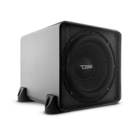 Dual 8' Loaded High End Aluminum Subwoofer Enclosure 300 Watts Rms - front view | Silarius