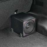 Dual 8' Loaded High End Aluminum Subwoofer Enclosure 300 Watts Rms - rear view | Silarius