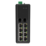 Cleerline SSF-2x8POE-RUGGED 2 x SFP to 8 x RJ45 Industrial Gigabit Switch with PoE+