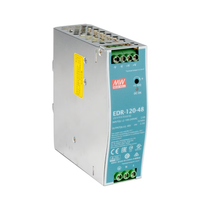 Cleerline SSF-DIN-48V120W-PS Industrial power supply 120W, AC 88-132VAC /176-264VAC, DC 48V output 2.5A, DIN rail mountable