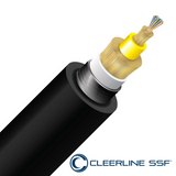 Cleerline 6ACS9125OS2PE SSF 6 Strand OS2, Armored Direct Burial Micro Distribution Loose Tube, PE/OSP/Burial - 1000ft Spool