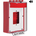 STI 13520NR Universal Stopper with Horn Enclosed Back Box Open Mounting Plate No Label Included