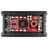 SXE Class A/B 4-Channel Full-Range Car Amplifier 4 x 60 RMS @4 Ohm 1200 Watts - side view | Silarius