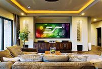 Elite Screens ER138WH2 Sable Frame 2 138" 16:9 Fixed Frame Projector Screen, CineWhite UHD-B