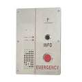 Talkaphone VOIP-500EI3AX VOIP-500 Series IP Call Station With EMERGENCY Button / Signage, INFO Button / Signage, and Built-in AXIS P1265 IP Camera