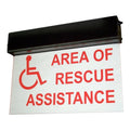 Talkaphone ETP-SIGN/LD Deluxe Lighted "AREA OF RESCUE ASSISTANCE" Sign