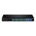 TRENDnet TPE-5028WS 28-Port Gigabit Web Smart PoE+ Switch, 56Gbps