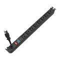 SurgeX ESP-VP-10VR-128 8-Port Vertical Rack Mount Surge Protector, 15A