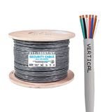 Vertical Cable 211-186ST/S/GY Alarm-Security Cable, Shielded 18/6 - 1000ft (Gray)