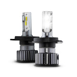 VISION H4 High/Low CSP LED Conversion Kit 6500K White 8000/5000 Lumens 50/30 Watts - front view | Silarius