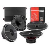 DS18 2012-2017 Toyota CAMRY Front and Back Doors Speakers Better Upgrade/Replacement Package 1600 ... - front view | Silarius