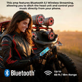 X 2-Channel Ultra Compact Full-Range Amplifier with Bluetooth Connectivity - 2 x 140 Watts Rms