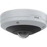 AXIS 03132-001 M4347-PLVE M43 Series 6MP Outdoor-Ready Panoramic Camera with 360° View and Audio Analytics, 1.7mm Fixed Lens, IR LEDs, IP66, IK10