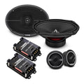 ZXI 6x9” 2-Way Component Speakers with Glass Fiber Cone | 120W RMS 4-Ohm