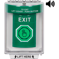 STI SS2147XT-EN Stopper Station Cover with Horn, Weather Resistant, Momentary Illuminated, Flush Mount, Indoor / Outdoor