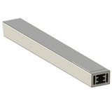 Pedestal Pro ADA-SS-TWR-47x4x6-3 47" Tappered Stainless Pedestal with 3 Single Gangs