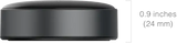 WiiM Mini AirPlay 2 Wireless Audio Streamer, Black (ASR001)
