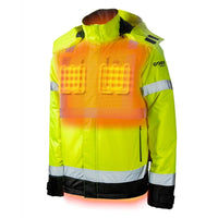 Flash Heated High-Vis Jacket - front view | Silarius