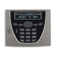 Honeywell Home 6460S Premium Custom Alpha Keypad for VISTA Systems, Silver and Black