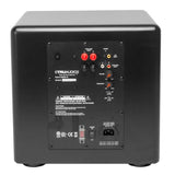 TruAudio CSUB-12 Compact Powered Subwoofer with 12" Driver and Dual Passive Radiators 350W internal Amplifier