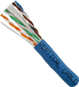 Vertical Cable 064-701/S/A/BL CAT6A (Augmented) 10Gb Shielded F/UTP Cable - 1000ft Wooden Spool, Blue