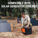Jackery Solar Panel Connector - rear view | Silarius