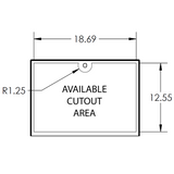 Pedestal Pro Lando-CS-20x14-E 20x14 Landscape Steel Housing