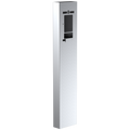 Pedestal Pro MX-SS-7F 54" Stainless Pedestal - ButterflyMX 7" Recessed Video Intercom
