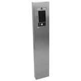 Pedestal Pro MX-SS-7F 54" Stainless Pedestal - ButterflyMX 7" Recessed Video Intercom