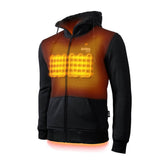 Ridge Mens Heated Hoodie - detail view | Silarius