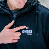 Ridge Mens Heated Hoodie - detail view | Silarius