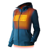 Ridge Womens Heated Hoodie - detail view | Silarius