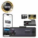 THINKWARE TW-Q200DCHG Q200 2K Front + 1080p Rear Dash Cam, 32GB