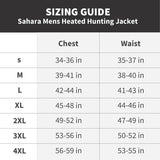 Sahara Men's Heated Hunting Jacket - Mossy Oak Camo - detail view | Silarius