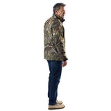 Sahara Men's Heated Hunting Jacket - Mossy Oak Camo - detail view | Silarius