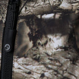 Sahara Men's Heated Hunting Jacket - Mossy Oak Camo - detail view | Silarius