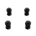 Pedestal Pro SHEAR-500 Break Away Bolt Kit - 1/2" Nylon Bolts and Nuts