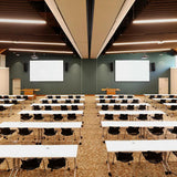 Draper 256006FB StyleLine Fixed Projection Screen, Grey XH600V Surface, 16:10, 165"