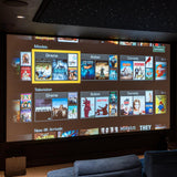 Draper 256006FB StyleLine Fixed Projection Screen, Grey XH600V Surface, 16:10, 165"