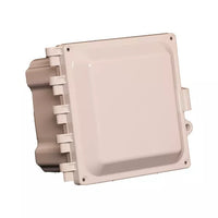 AccelTex ATS-00456 6x6x4 Polycarbonate Enclosure with Solid Door, Key Lock and Cord Grip
