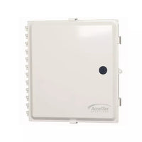 AccelTex ATS-00349 18x16x10 Nonconfigured Polycarbonate Enclosure with Solid Door & Key Lock