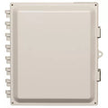 AccelTex ATS-00115 12x10x6 Polycarbonate Enclosure with Solid Door, Latch Lock & 4 N-Style Holes