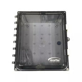 AccelTex ATS-00071 12x10x6 Polycarbonate Enclosure, Clear Door, Key Lock, Non-Configured