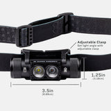 Oracle Rechargeable Headlamp - rear view | Silarius